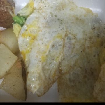 Spinach Omelet w/ Potatoes