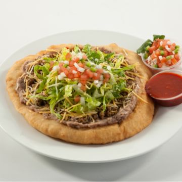 Indian fried taco