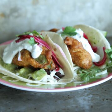 FRIED AVOCADO TACOS
