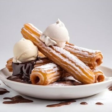 CHURROS W/ ICE CREAM