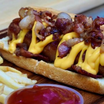 Bacon Cheese Hotdog