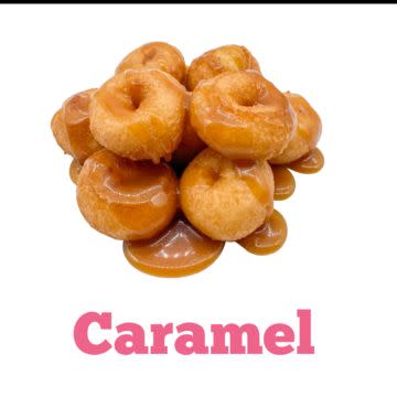 Caramel mini donuts 