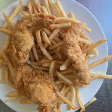 Jumbo Chicken Tenders Plate