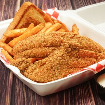 Fried Catfish Box - 3 pc