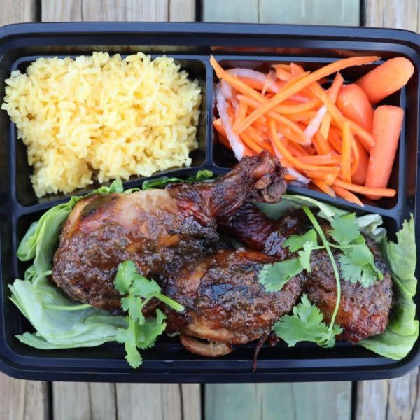 Coconut Roasted Chicken w/ Rice 