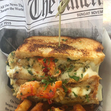 Lobster & Crab Grilled Cheese w/ Fries
