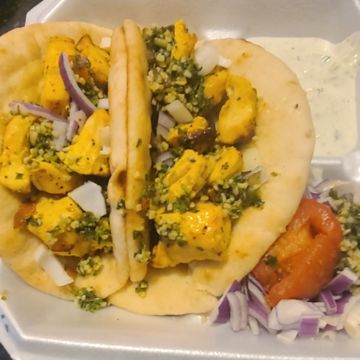 Chicken Kabob Sandwich