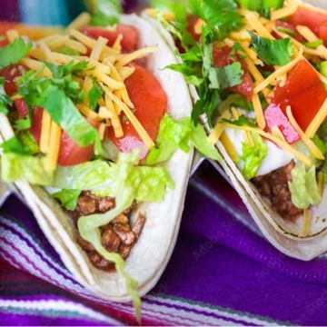 Ground beef taco