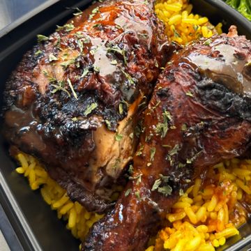 Traditional Chopped Jerk Chicken