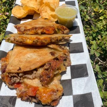 Carne Asada Quesadilla Basket 