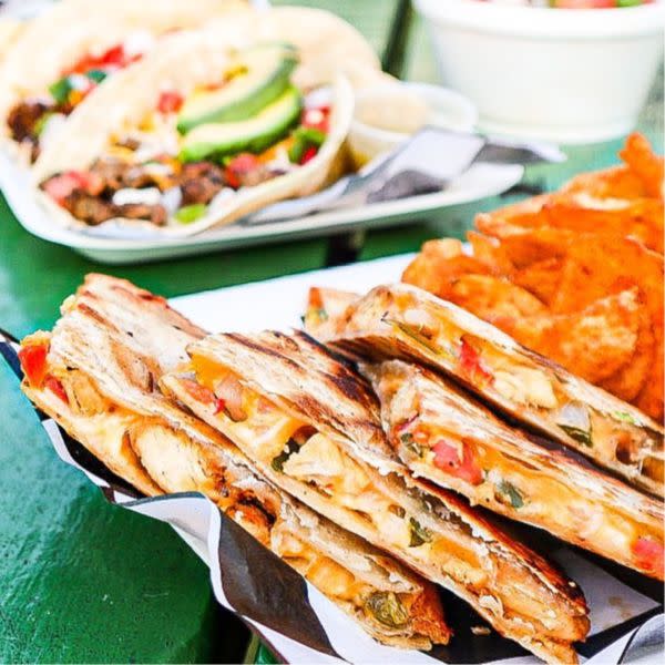 Chicken Quesadilla Basket