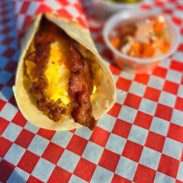 Chorizo Breakfast Taco