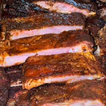 smoked ribs half slab