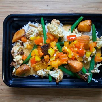 Thai Red Curried Lentil Dinner (Frozen Prepared Meal)