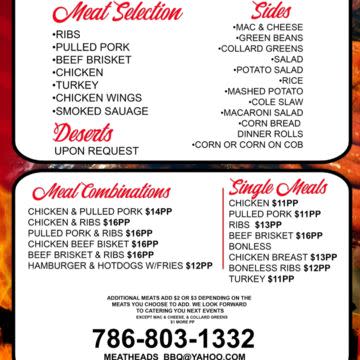 Catering Menu