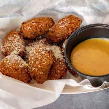 European Fried Mac & Cheese Bites