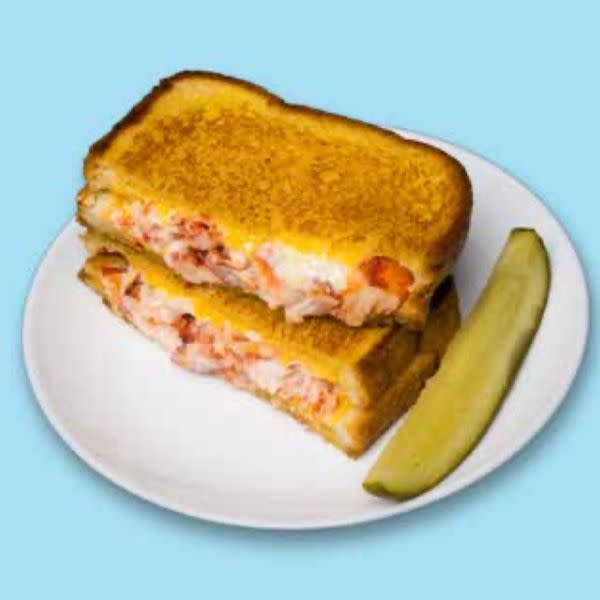 Garlicky Lobsta Grilled Cheese