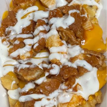 Buffalo chicken fries