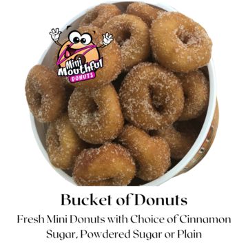 Bucket of Mini Donuts