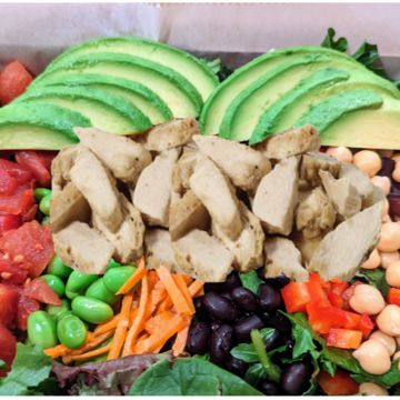 Power Protein Bowl (Garden Salad with Chicken Add-on)