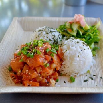 Poke Rice Plate