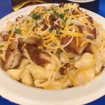 Chicken Cordon Bleu Mac & Cheese