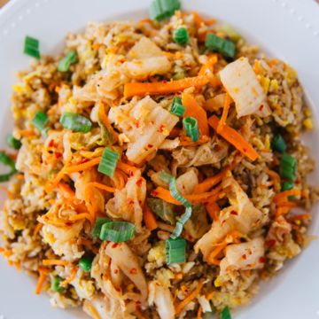 Grilled Chicken & Kimchi Fried Rice