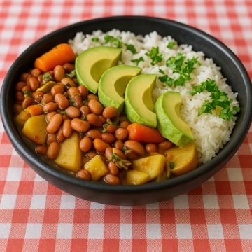 Vegetarian Colombian Bowl