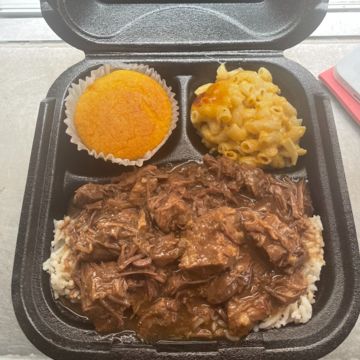Savory Beef Steak Tips w/1 side