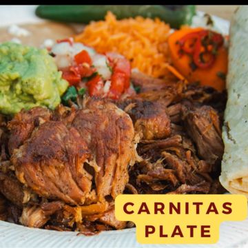 Shelly's Carnitas Plate 
