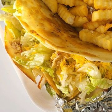 Turkey BBQ Taco Grande (a la carte)
