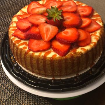 Homemade Strawberry Cheesecake 
