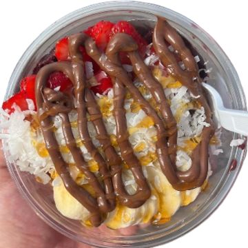 Roasted Coconut dessert bowl