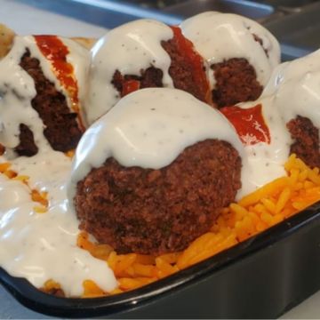 Falafel Over Rice