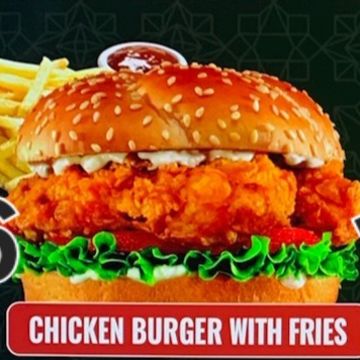 Chicken Burger w/ Fries