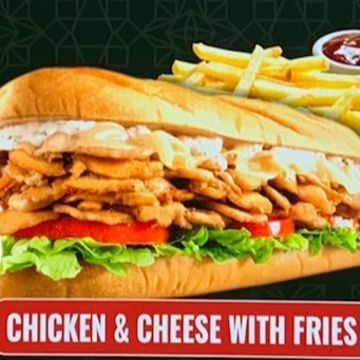 Chicken & Cheese w/ Fries 