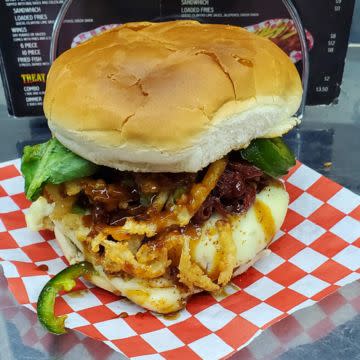 Bacon Bleu BBQ Burger