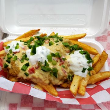 Chopped BBQ Loaded Fries