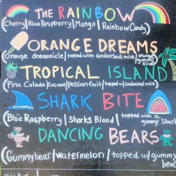 Speciality Shaved Ice 