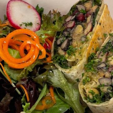 Avocado Vegenaise Bean Wrap
