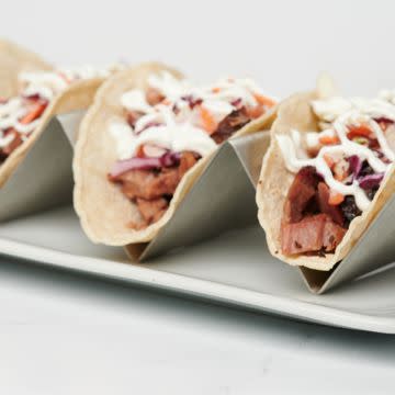 Smoked Brisket Baja Tacos
