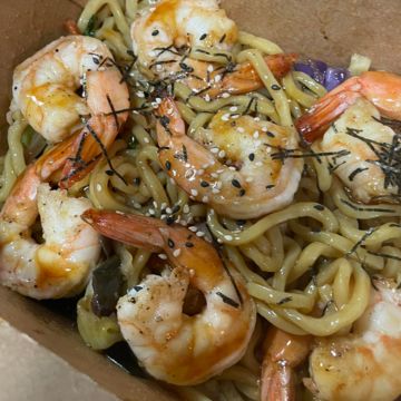 Box O'Noodles (Grilled Shrimp) 