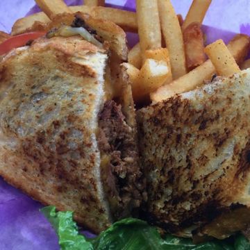 Brisket Grilled Cheese Basket 