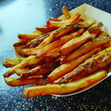 Hand-Cut, Never Frozen Crispy Fries