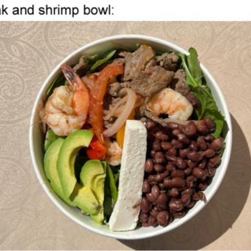 Steak and Shrimp Bowl