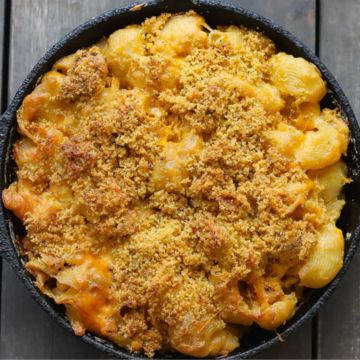 Smoked Mac n cheese 