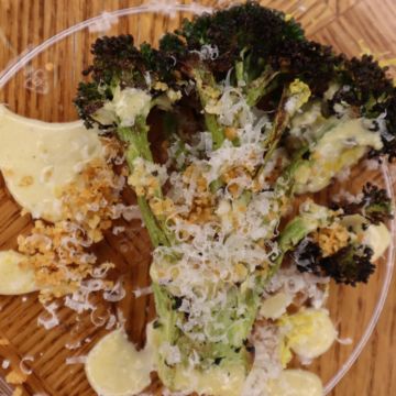 Charred Broccoli Caesar