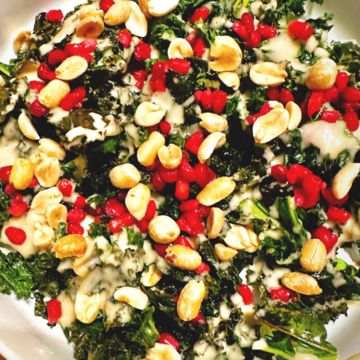 Charred Kale Salad