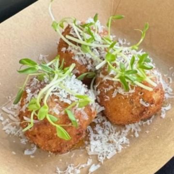 Leeks & Sweet Pea Arancini