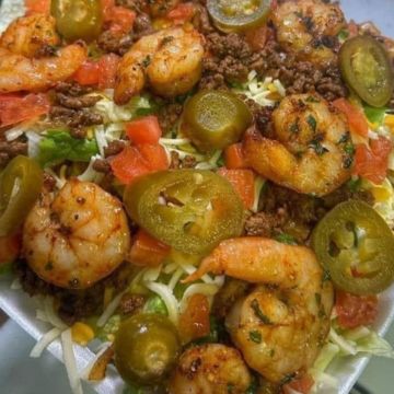 FULLY LOADED SHRIMP NACHO 